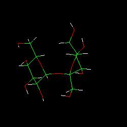 Sucrose lipophilicity pattern