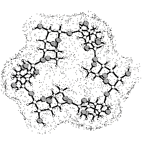 Alpha-CA molecular surface