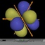 Atomic Orbital 4fy(z2-x2)