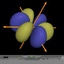 Atomic Orbital 4fy(3x2-y2)